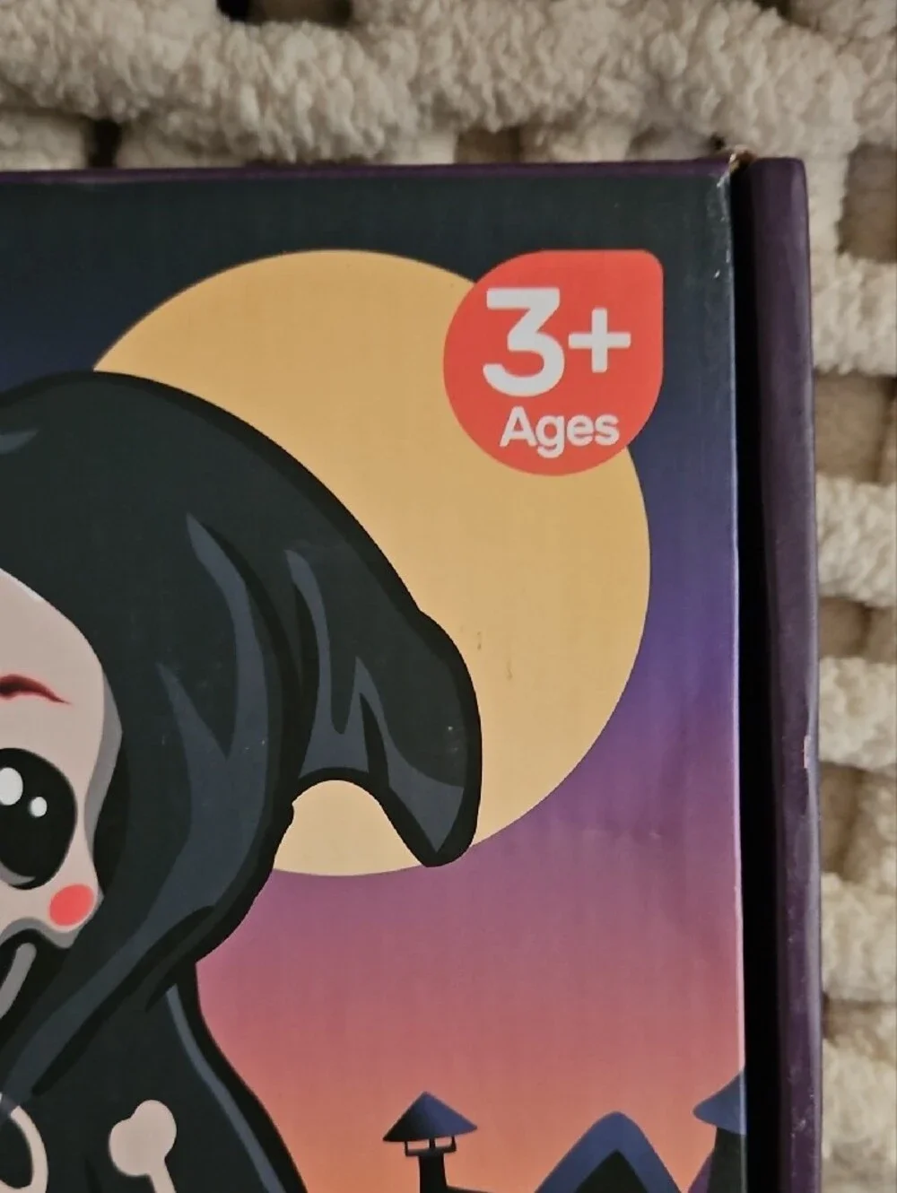 Skirfy Kids Black Reaper Costume Set Halloween New Ages 3 + Cosplay